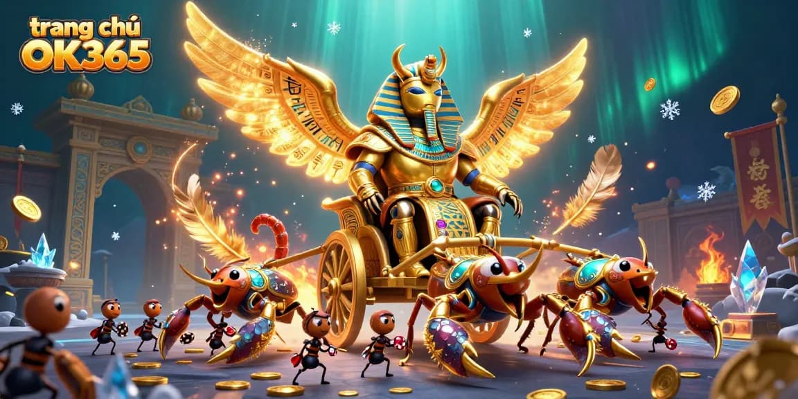 Experience the thrill of gaming with trang chủ OK365’s vibrant casino scene featuring dynamic 3D characters.