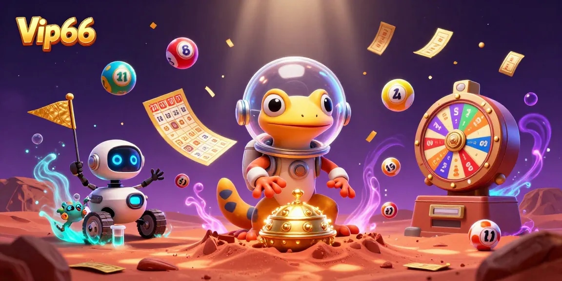 Experience excitement at Vip66 with a cosmic-themed casino adventure featuring vibrant game elements.