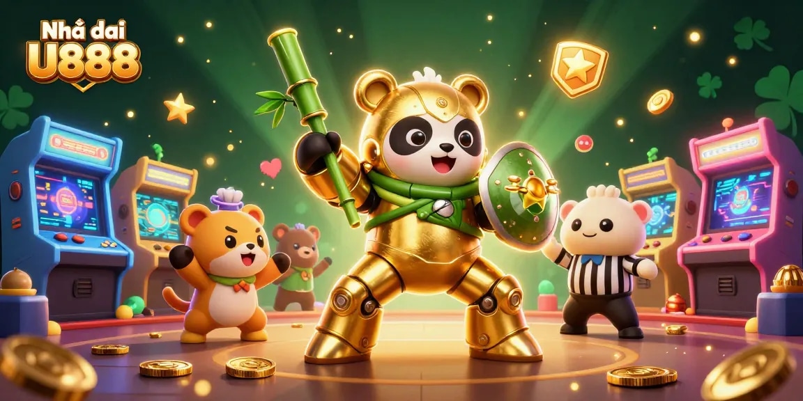 Experience thrilling games at Nhà cái U888 with dynamic 3D action in a vibrant casino arena.