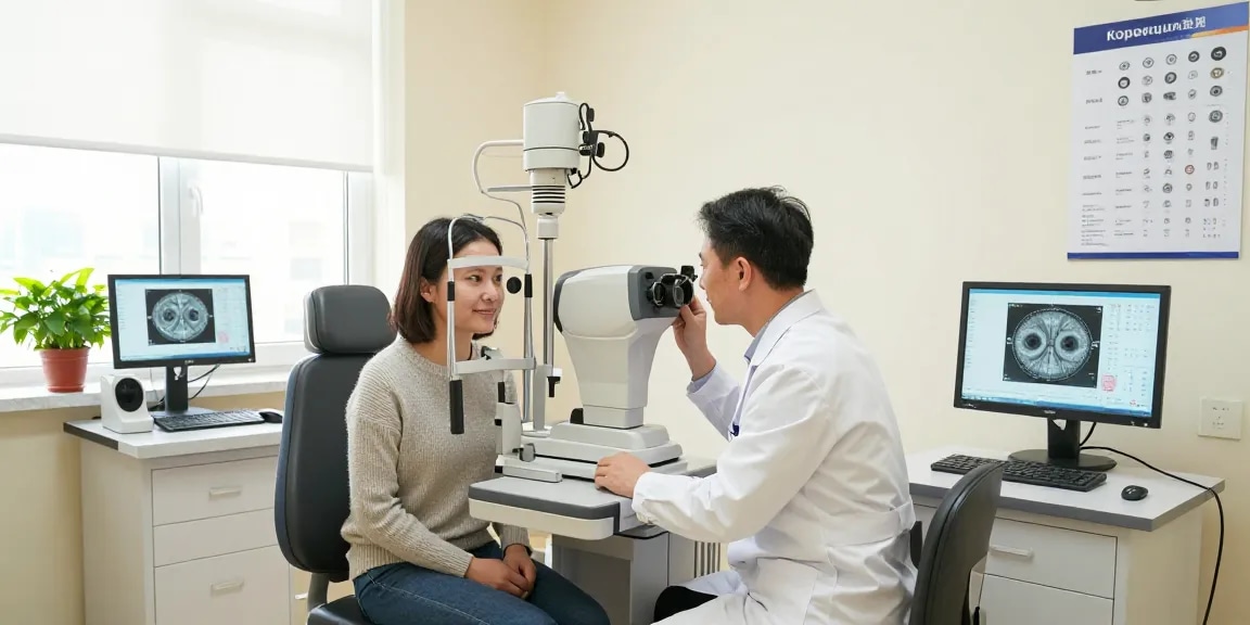 Personalized Коррекция зрения consultation in a modern eye care clinic.