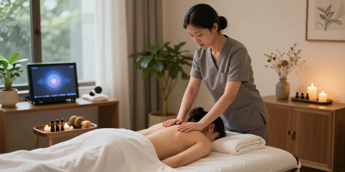Experience 영등포출장마사지 in a tranquil home setting with a professional massage therapist.