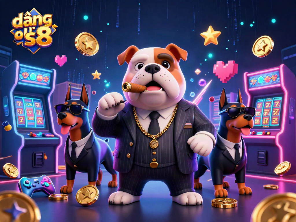 Join the excitement with đăng ký s8 as a mafia boss bulldog and his Doberman bodyguards invite you to this thrilling casino gaming scene.