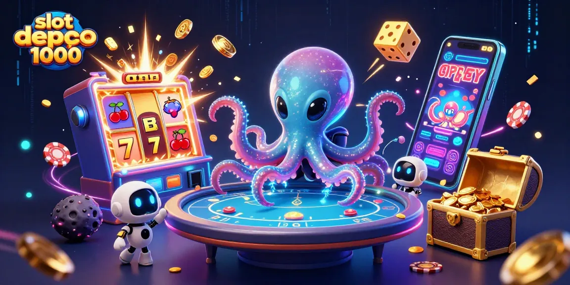 Engage with slot depo 1000 and enjoy an exciting array of casino games in a vibrant space setting.