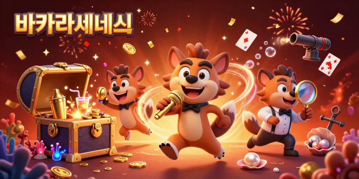 바카라사이트에서 즐길 수 있는 독창적인 카지노 장면과 유머를 강조합니다.