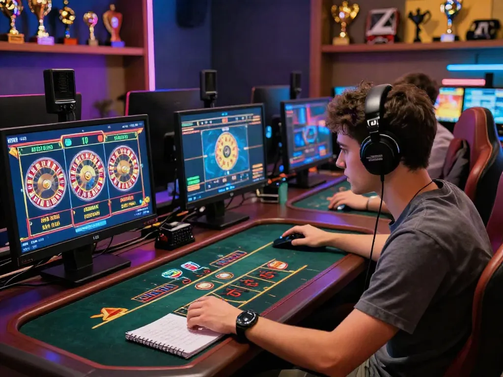 Exciting player at non gamstop uk casino enjoying vibrant online games with dynamic atmosphere