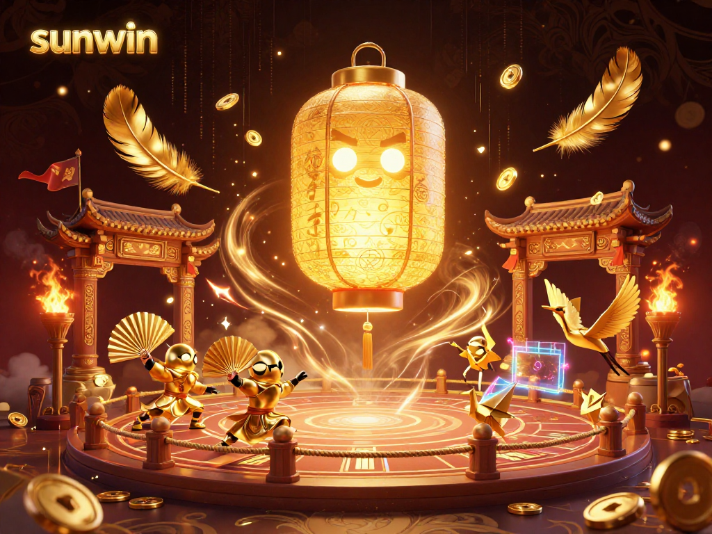 Play luck with sunwin in an energetic night market casino filled with golden spirits and rich visuals.