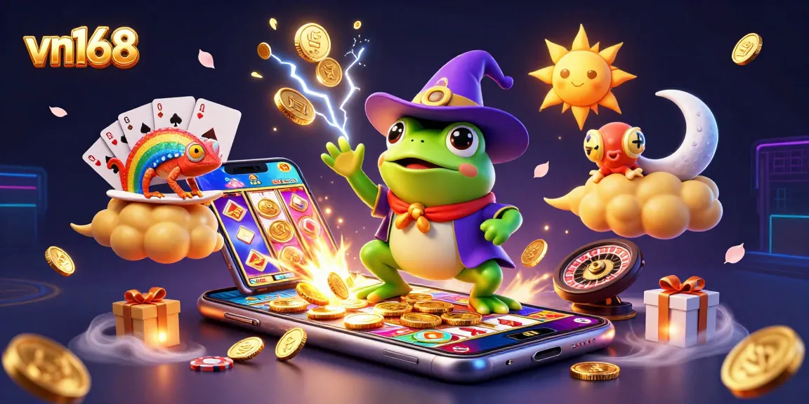 Win exciting prizes at vn168 with colorful slot games and unique casino elements.