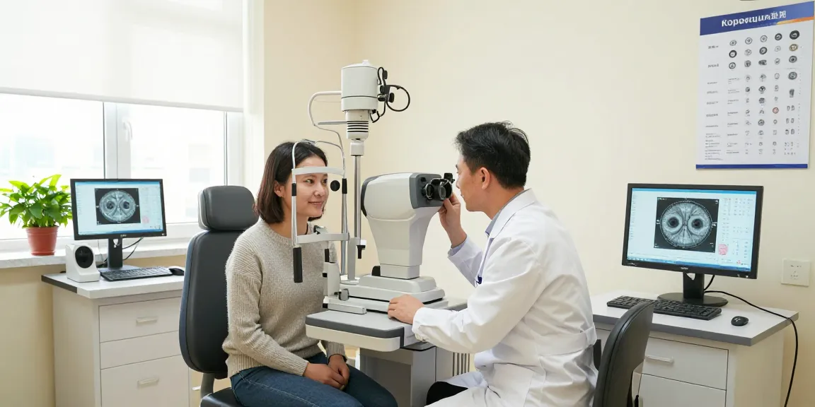 Personalized Коррекция зрения consultation in a modern eye care clinic.