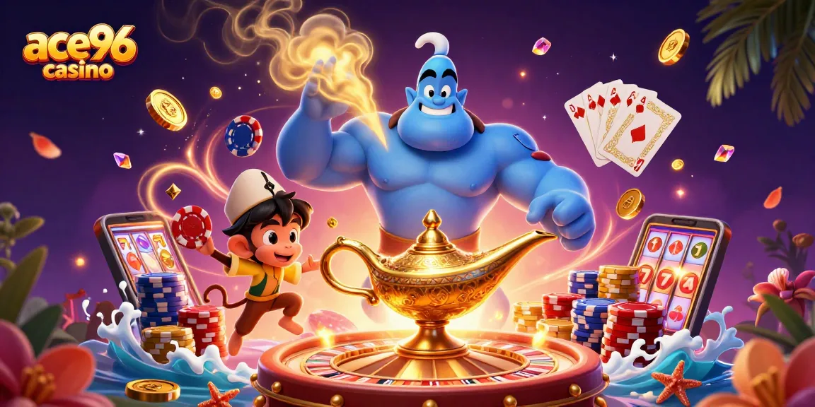 Experience the excitement of ace96 casino with vibrant characters and endless gaming elements.