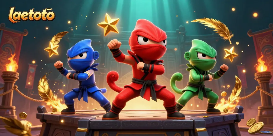 laetoto launches exciting casino action featuring a team of ninja chameleons and vibrant betting elements