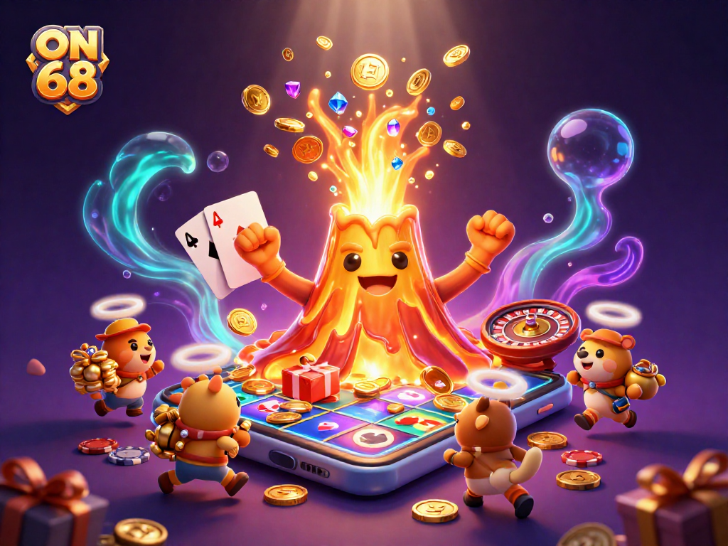 Spin winning slots and prizes at ON 68 with dazzling treasure eruptions and adventurous characters.