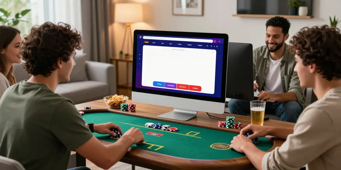 Friends enjoying a gaming night highlighting non Gamstop UK casino excitement.