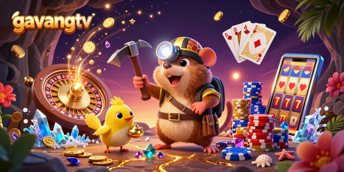 Experience thrilling gambling moments with enhanced gameplay visuals at gavangtv, featuring vibrant treasures and dynamic action.