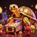 Join the fun at fabet's vibrant casino party with animated characters and crypto excitement.