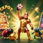 Experience thrilling wins with SV388's action-packed cartoon scene featuring jackpot symbols and vibrant fireflies.