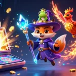 Experience the thrill of xn88 with a magical fox wizard, phoenix, and explosive slot action.
