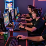 Thrilling online gaming environment showcasing players enjoying slot gacor games.