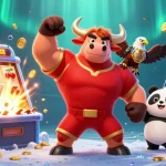 Join the winbox excitement with a muscular bull, eagle champion, and panda trophy amidst jackpot explosions!
